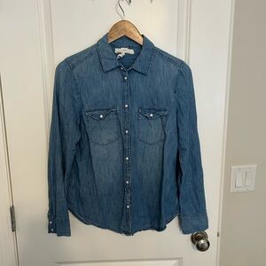 H&M Classic Blue Button-Down Shirt